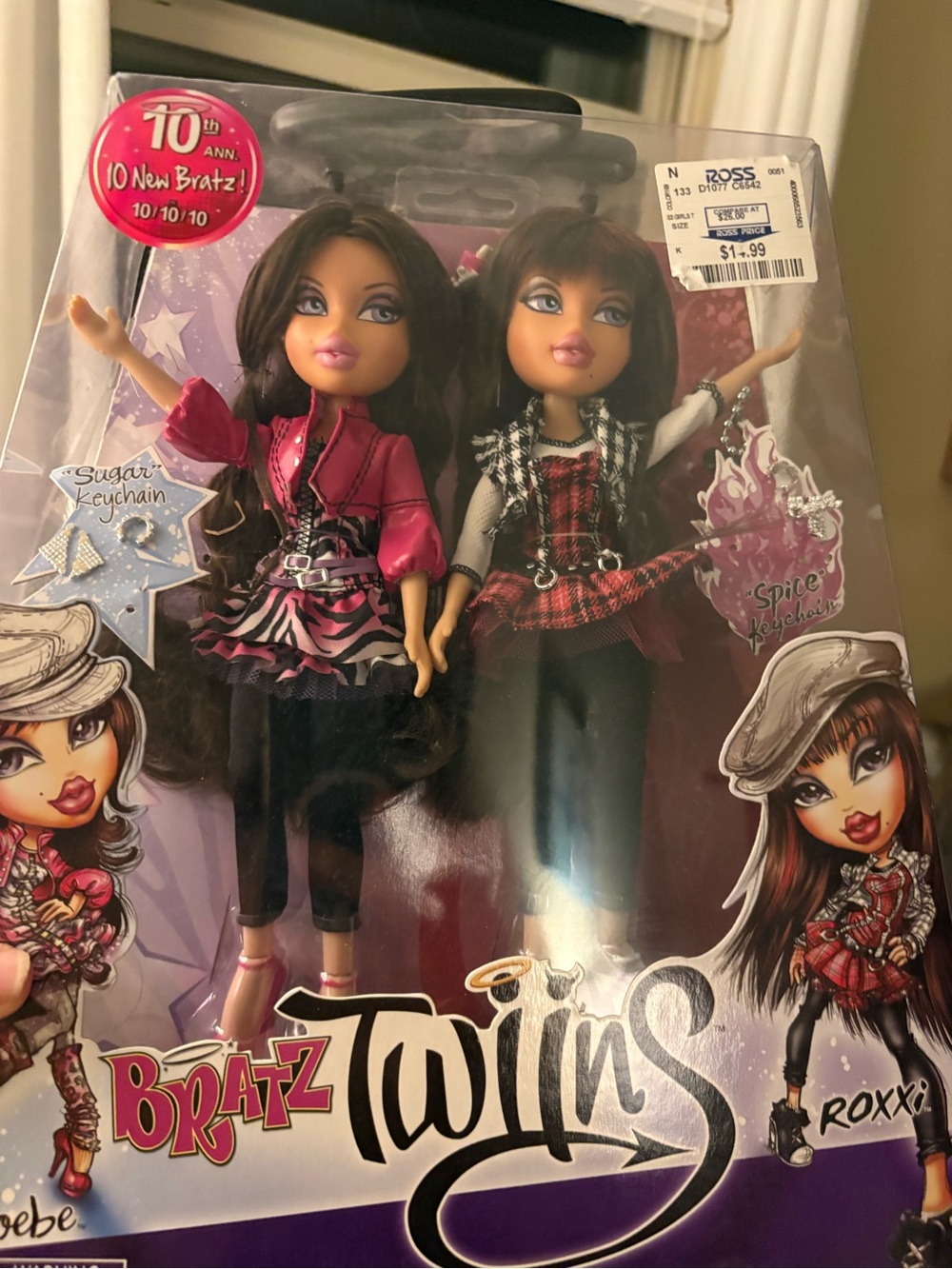 Vintage Twins Phoebe & Roxxi Dolls - Pink Outfit Set NIB - Picture 3 of 4